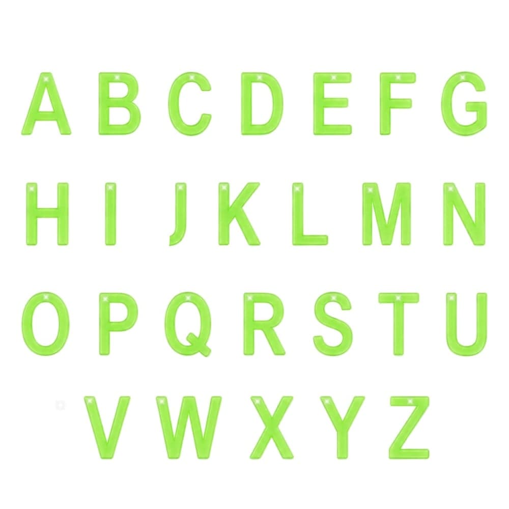 Letras Para Personalizar Fosforecente De Plástico Hard