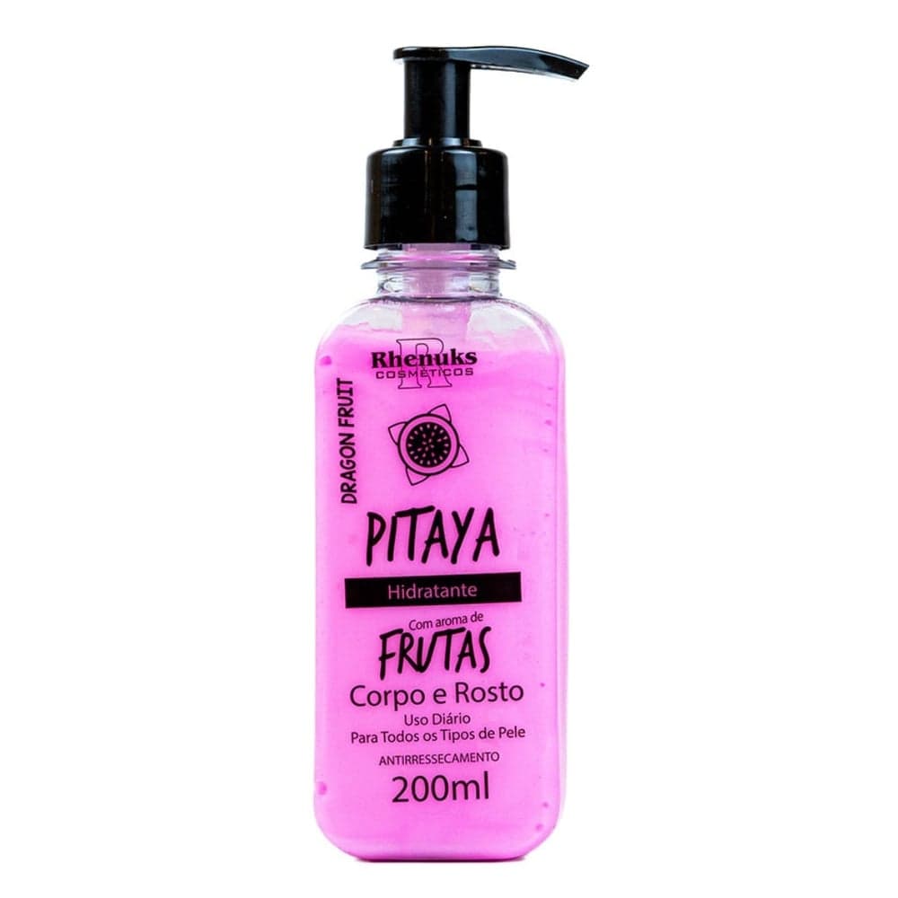 Loção Hidratante Corpo E Rosto Dragon Fruit 200ml Rhenuks