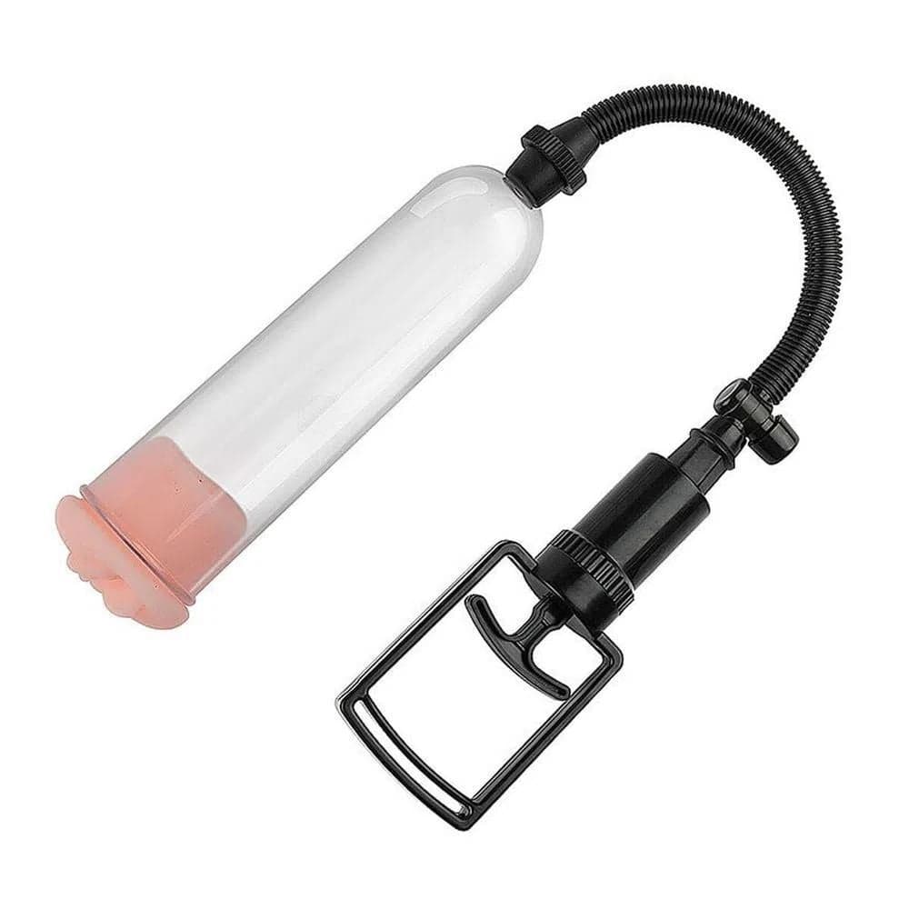Bomba Peniana Manual Com Anel Cyber Skyn Penis Pump