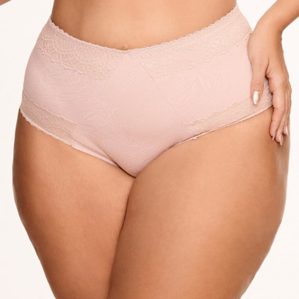 Calcinha Plus Size Cintura Alta Frente V Nayane