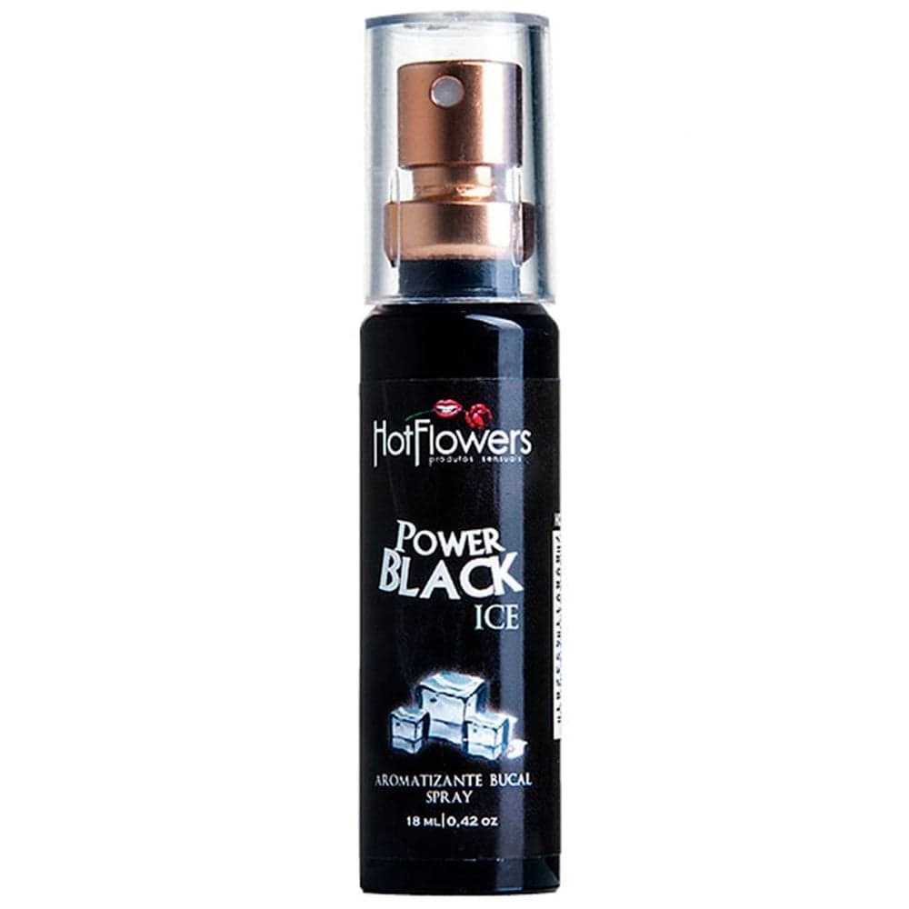 Aromatizante Power Black Ice Spray 18ml Hot Flowers